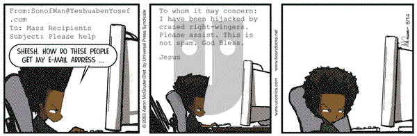 The Boondocks - Saturday June 14, 2003 Comic Strip