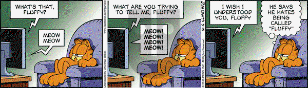 Garfield on Tuesday March 15, 2016 Comic Strip