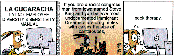 La Cucaracha on Thursday August 15, 2013 Comic Strip