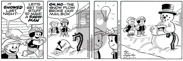 Nancy on Monday December 27, 2004 Comic Strip