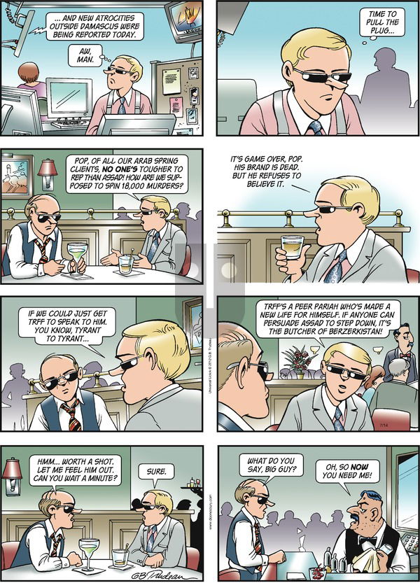 Doonesbury on Sunday July 14, 2013 Comic Strip