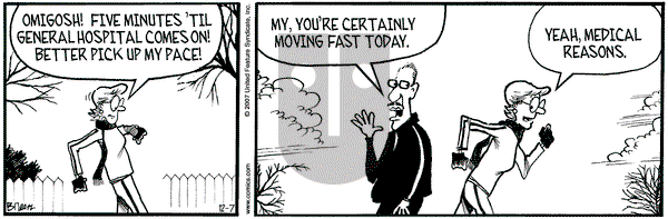 Grand Avenue on Friday December 7, 2007 Comic Strip