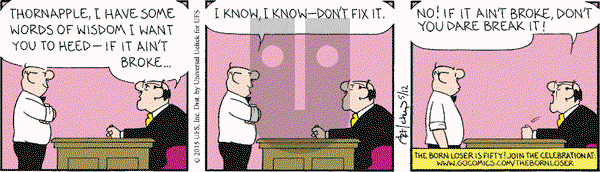 The Born Loser on Tuesday May 12, 2015 Comic Strip