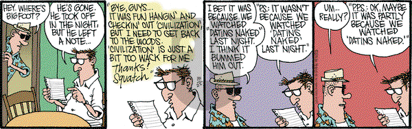 Monty on Saturday October 25, 2014 Comic Strip