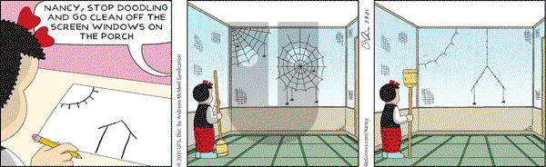 Nancy on Wednesday March 3, 2021 Comic Strip
