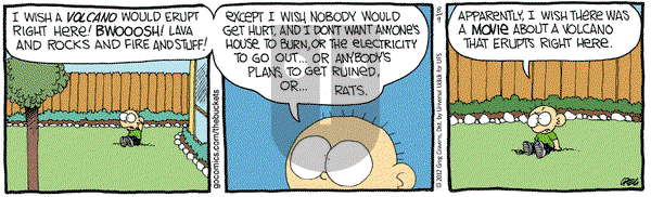 The Buckets on Thursday August 9, 2012 Comic Strip