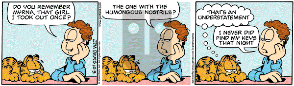 Garfield on Friday October 3, 2008 Comic Strip