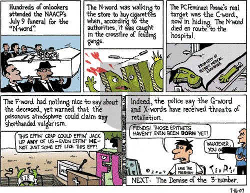 Ted Rall on Monday July 16, 2007 Comic Strip