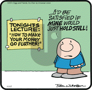 Ziggy on Monday November 17, 2014 Comic Strip