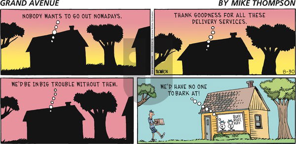 Grand Avenue on Sunday August 30, 2020 Comic Strip