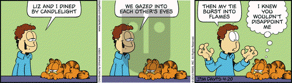 Garfield on Saturday April 20, 2013 Comic Strip
