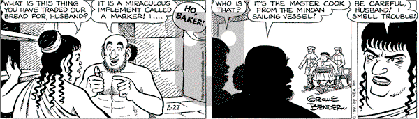 Alley Oop on Thursday February 27, 1997 Comic Strip
