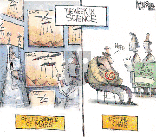 Matt Davies - Friday April 23, 2021 Comic Strip