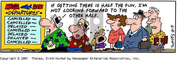 Frank and Ernest on Thursday August 9, 2001 Comic Strip