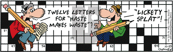 Frank and Ernest on Saturday October 23, 2010 Comic Strip