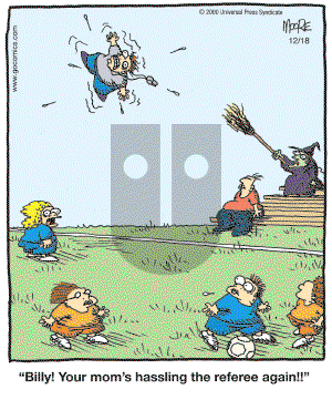 In the Bleachers - Tuesday December 18, 2007 Comic Strip