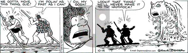 Alley Oop on Wednesday October 14, 1998 Comic Strip