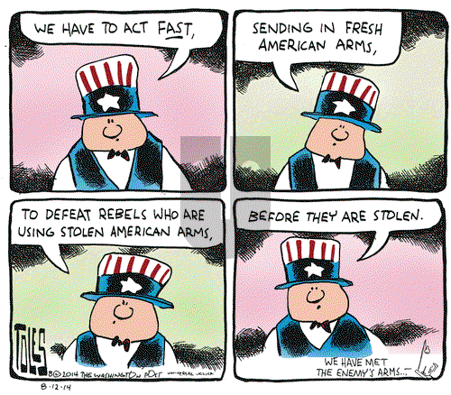 Tom Toles on Tuesday August 12, 2014 Comic Strip