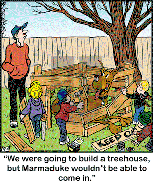 Marmaduke on Monday December 4, 2017 Comic Strip