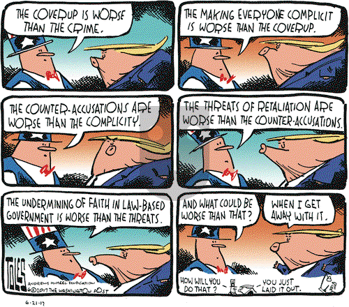 Tom Toles on Wednesday June 21, 2017 Comic Strip