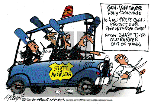 Henry Payne on Monday May 18, 2020 Comic Strip
