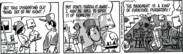 Rose is Rose on Saturday August 8, 1987 Comic Strip