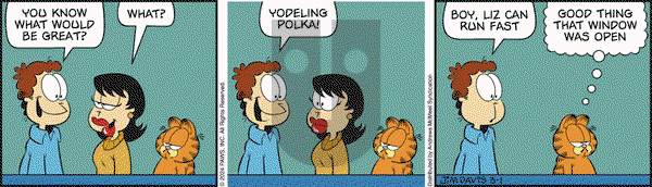 Garfield - Friday March 1, 2024 Comic Strip