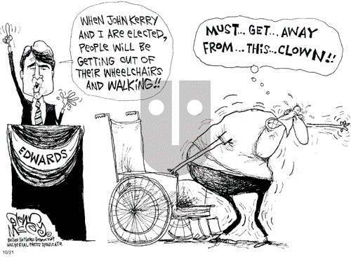 Glenn McCoy on Thursday October 21, 2004 Comic Strip