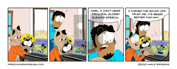 Little Fried Chicken and Sushi - Monday June 8, 2020 Comic Strip
