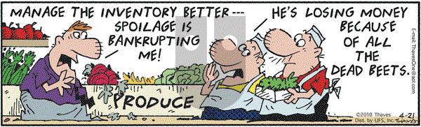 Frank and Ernest on Wednesday April 21, 2010 Comic Strip