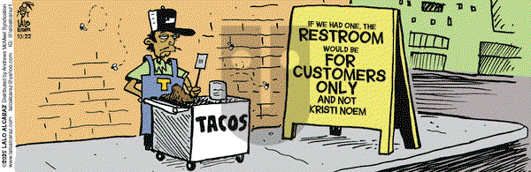 La Cucaracha on Wednesday October 22, 2025 Comic Strip