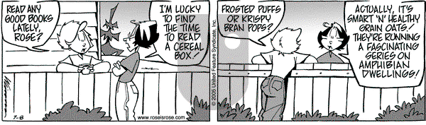 Rose is Rose on Friday July 8, 2005 Comic Strip