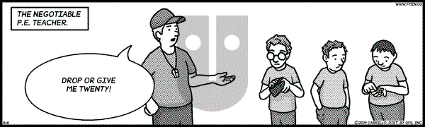 F Minus on Tuesday September 8, 2009 Comic Strip