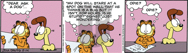 Garfield - Saturday May 14, 2011 Comic Strip