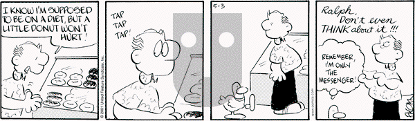 Drabble - Thursday May 3, 2001 Comic Strip