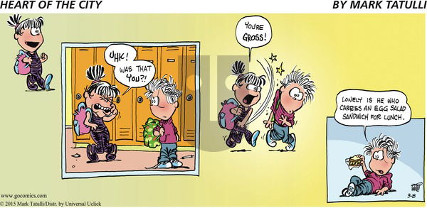 Heart of the City on Sunday March 8, 2015 Comic Strip