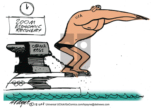 Henry Payne on Wednesday August 8, 2012 Comic Strip
