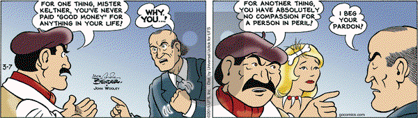 Alley Oop on Saturday March 7, 2015 Comic Strip
