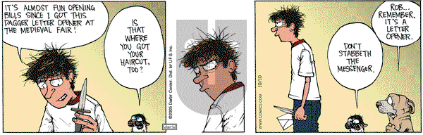 Get Fuzzy on Monday October 10, 2005 Comic Strip