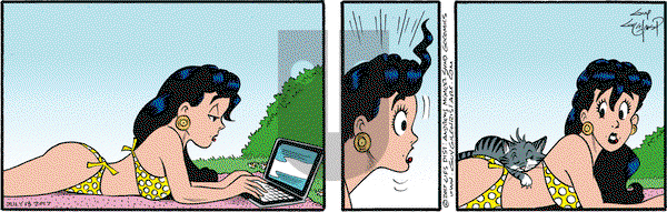 Nancy on Thursday July 13, 2017 Comic Strip
