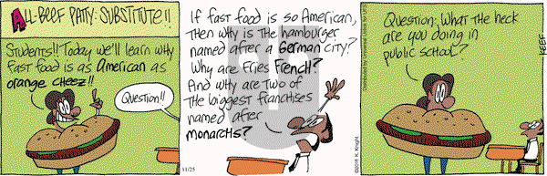 The Knight Life on Tuesday November 25, 2014 Comic Strip