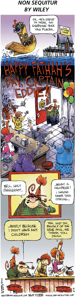 Non Sequitur on Sunday June 16, 2002 Comic Strip