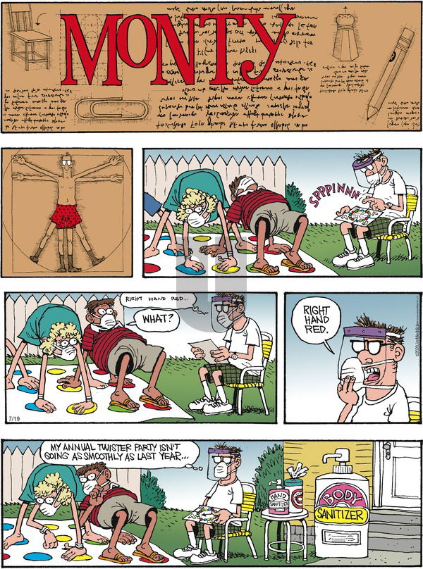 Monty on Sunday July 19, 2020 Comic Strip