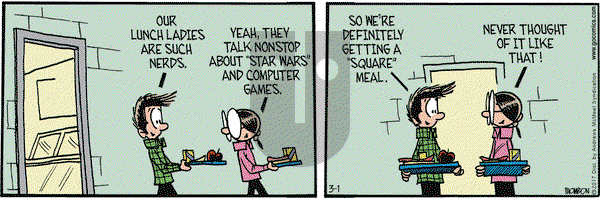 Grand Avenue on Wednesday March 1, 2017 Comic Strip