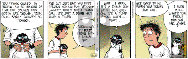 Get Fuzzy on Friday March 11, 2005 Comic Strip