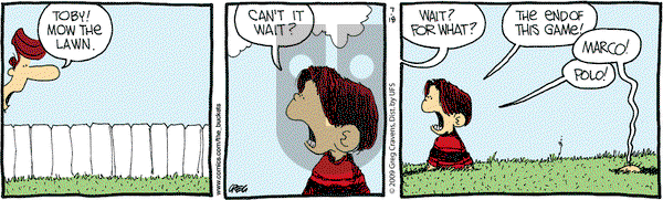 The Buckets on Saturday July 18, 2009 Comic Strip