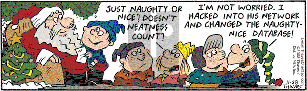 Frank and Ernest on Friday November 28, 2008 Comic Strip