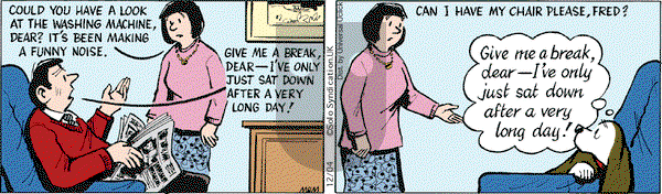 Fred Basset on Friday December 4, 2015 Comic Strip