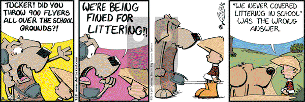 DeFlocked on Thursday September 8, 2016 Comic Strip