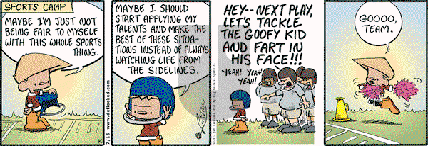 DeFlocked on Wednesday July 16, 2014 Comic Strip